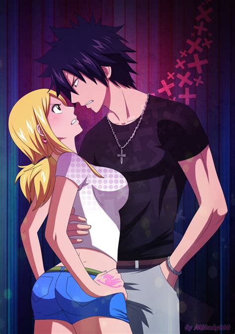 Lucy x Gray..!! - Fairy Tail Fan Art (32194702) - Fanpop