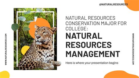 Major For College Natural Resources Management Google Slides