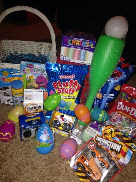 Toddler Boy Easter Basket Idea Dollar Tree Boys Easter Basket