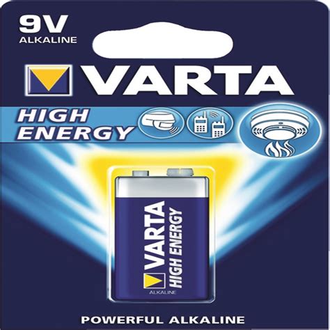 Varta 9v High Energy Battery Alkaline 4922121411