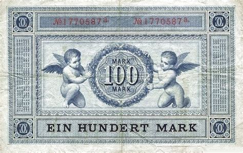 100 Mark Reichsbanknote Germany 1871 1948 Numista