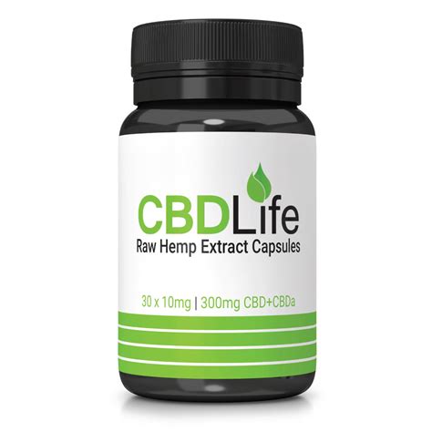 Hemp Oil Capsules 30 x 10mg – 300mg CBD+CBDa - CBD Hemp Ireland