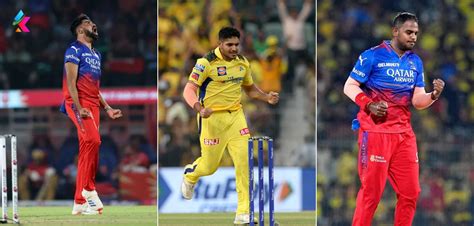 3 Bowlers Who Can Take The Most Wickets In RCB Vs CSK Clash Match 68