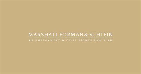 Marshall Forman And Schlein Discrimination Attorneys Columbus Columbus Sexual Harassment Attorneys