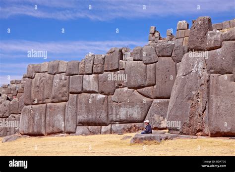 Inca Ruins at Sacsayhuaman, Cuzco, Peru, South America Stock Photo - Alamy