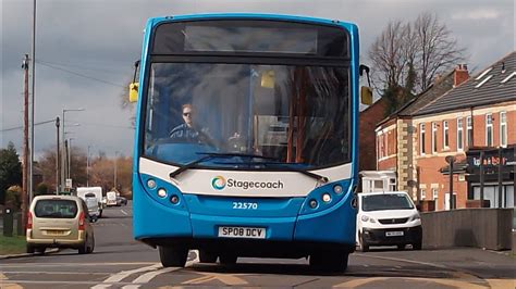 Stagecoach Teeside 18 240LF MAN Enviro 300 22570 SP08 DCV YouTube