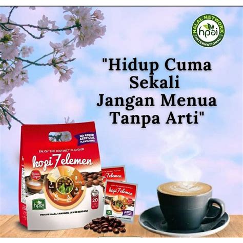 Jual Kopi Sehat Kopi 7 Elemen Sevel Kopi HPAI HNI Shopee Indonesia