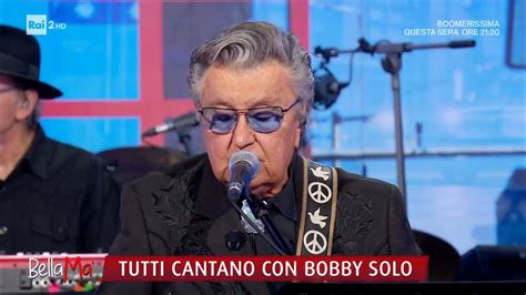 Bobby Solo Con Una Lacrima Sul Viso BellaMa 07 11 2023 YouTube