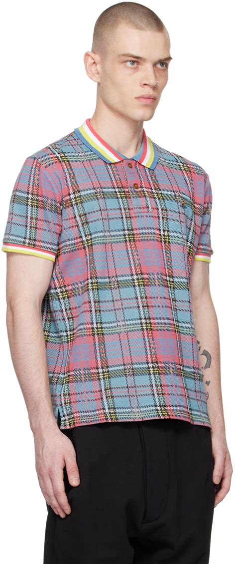 Vivienne Westwood Multicolor Plaid Polo Vivienne Westwood