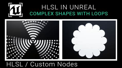 Unreal Engine 5 Tutorial Technical Shading HLSL Complex Shapes With