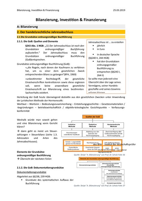 Vorlesung Zusammenfassung Und Mitschrift Aus Dem Modul