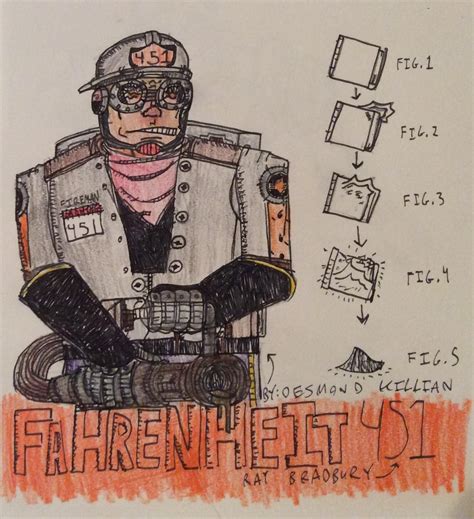 Fahrenheit 451 Drawings Np