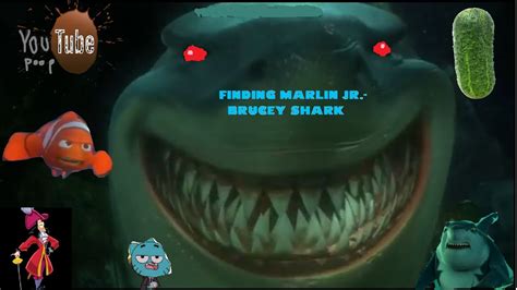 Finding Marlin Jr Brucey Shark Finding Nemo Ytp Youtube