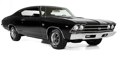 1969 Chevrolet Chevelle Black Real SS 396 4-Spd