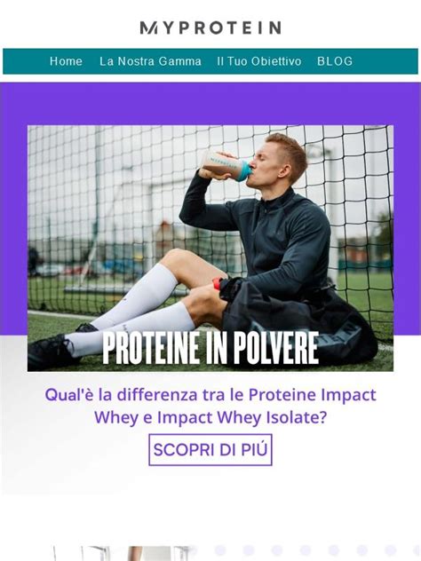 Myprotein Qual é la differenza tra le Proteine Impact Whey e Impact