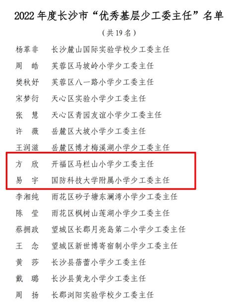 市少先队优秀十佳集体和个人公布，开福区这些集体和个人上榜！澎湃号·政务澎湃新闻 The Paper