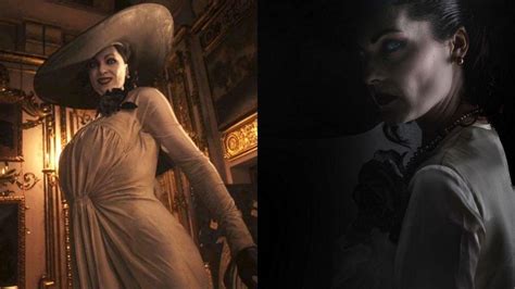 Resident Evil Villages Lady Dimitrescu Face Model Cosplays As The Villain