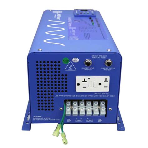 Watt Pure Sine Inverter Charger Vdc To Vac The Inverter Store