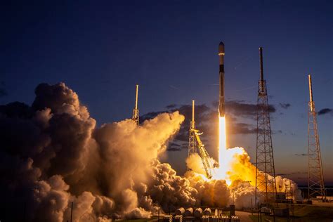 Spacex Launches Two Intelsat Communications Satellites Falcon 9 First