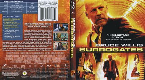 Surrogates 2010 Blu Ray Cover And Label Dvdcovercom