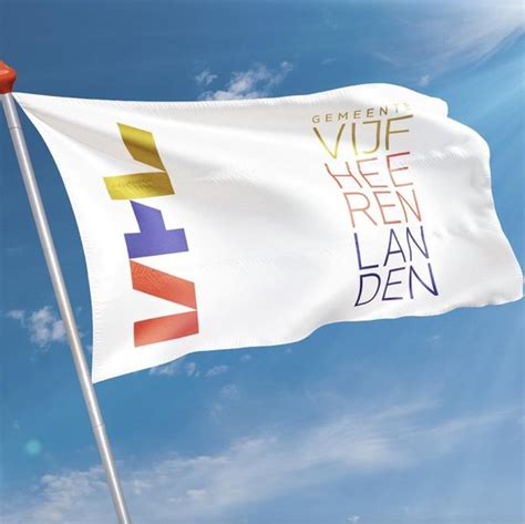 Vlag Gemeente Vijfheerenlanden X Cm Polyester Bol