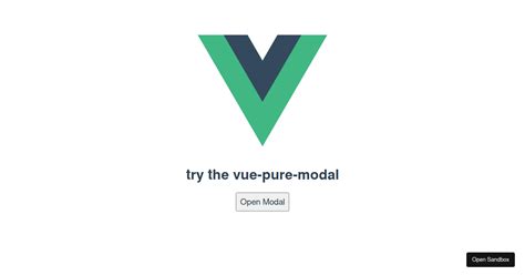 Vue Pure Modal Demo Forked Codesandbox