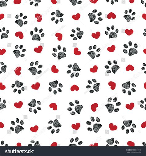 9,480 Red Paw Print Background Images, Stock Photos & Vectors | Shutterstock