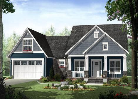 HPG 1637 1 Westwood Park Craftsman Style House Plans Cottage House