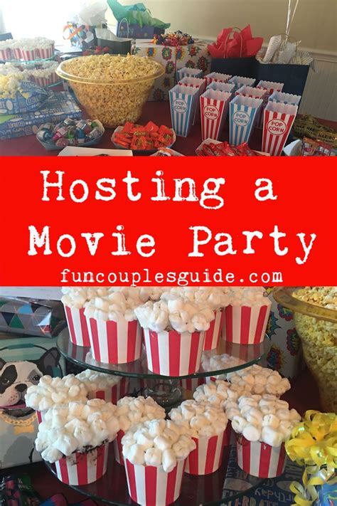 Ideas For Hosting An Outdoor Or Indoor Movie Party Food Snacks And