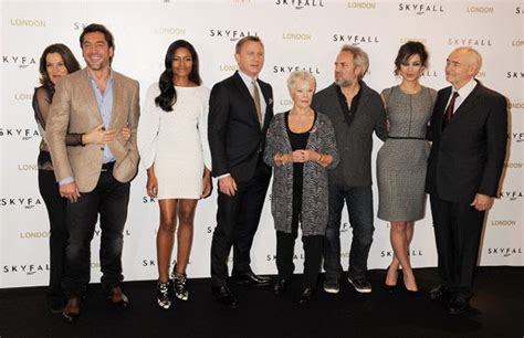 Daniel Craig And Skyfall Cast At Photocall Ahead Of London Premiere