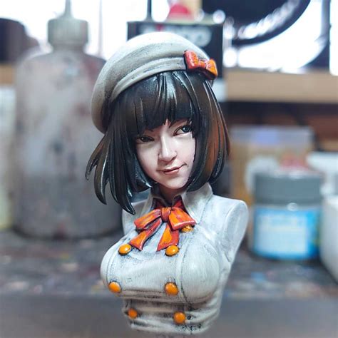 左手工房 ボブ子 ガレージキット塗装済完成品│リアルフィギュア│胸像│カスタムリペイント一般｜売買されたオークション情報、yahooの商品