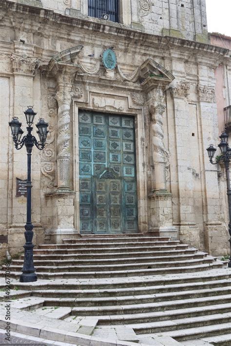 Santuario Madonna Dei Miracoli A Mussomeli Stock Photo Adobe Stock