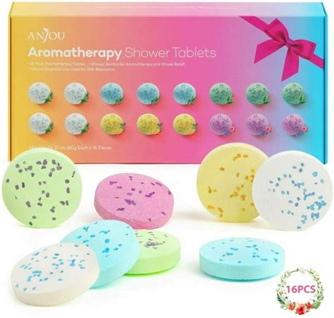 Shower Bomb Tablets Aromatherapy Bath Bombs With Pure Essential Oils Ebay