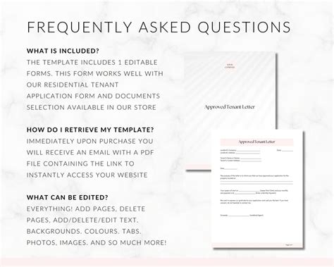 Approved Tenant Letter Form Template Tenant Approval Realty Documents