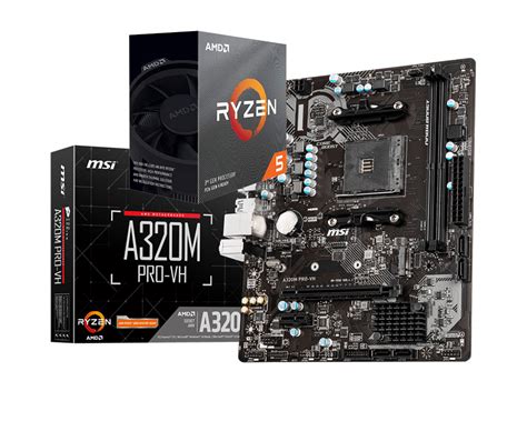 Amd Ryzen Core Ghz Ghz Max Boost Msi A M Pro Vh