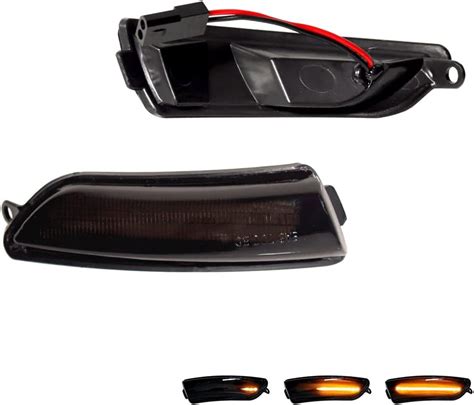 Amazon Gtinthebox Smoked Lens Sequential Amber Led Side Mirror