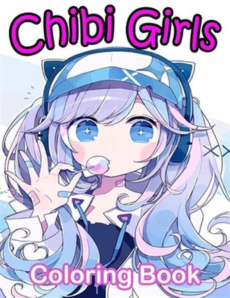 Chibi Girls Coloring Book Kawaii Japanese Manga Drawings And Cute