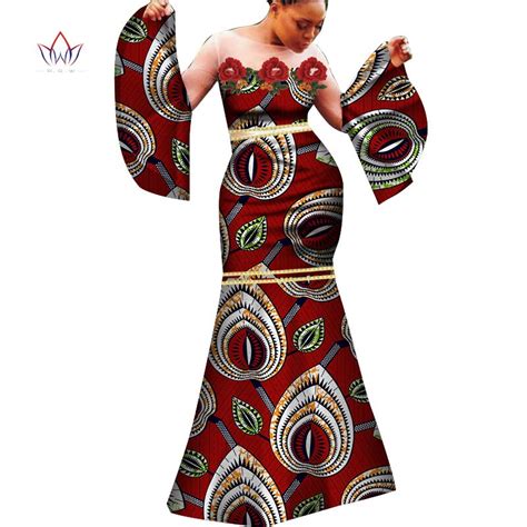 Bintarealwax Fashion African Women S Dress Dashiki Sexy Ankara Dress