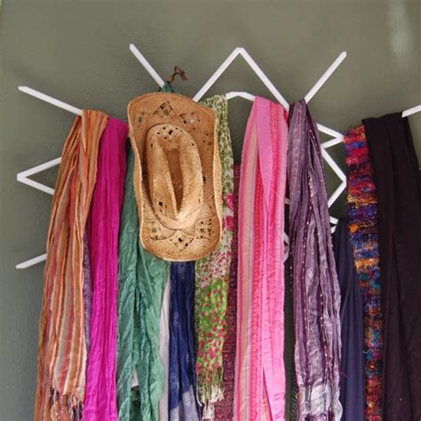 15 DIY Scarf Organizer Ideas