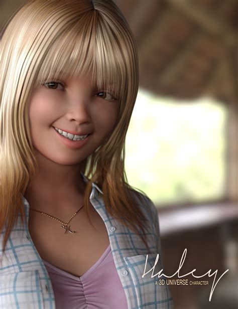 Haley For Genesis 3 Female S Character And Hair Daz 3d