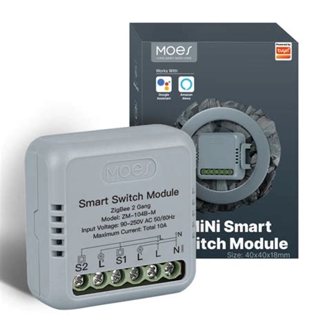 Moes Channels Zigbee Tuya On Off Module