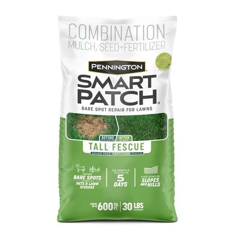 Pennington 30 Lbs Smart Patch Tall Fescue Grass Seed With Mulch