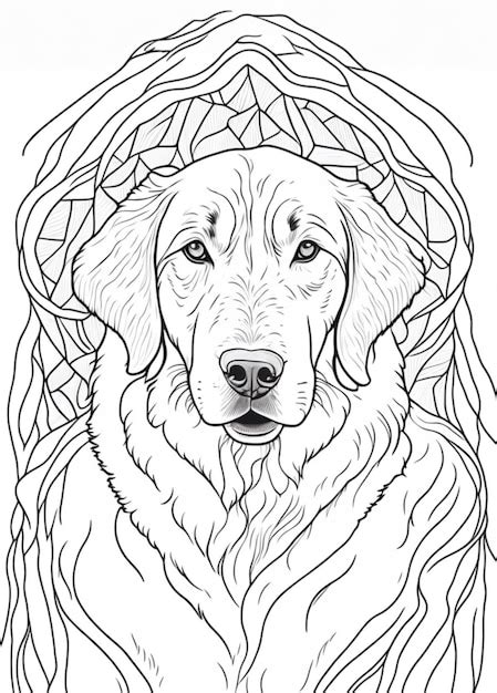 Linda P Gina Para Colorir De Golden Retriever Ou Labrador Retriever