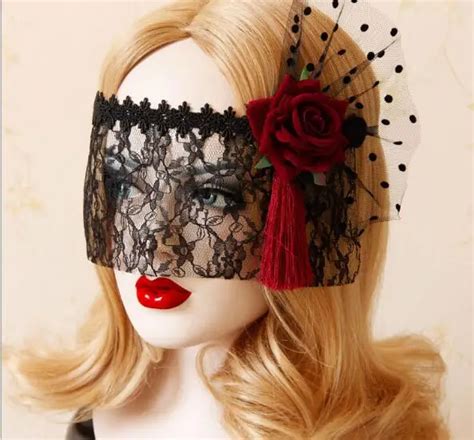 Women Sexy Lace Eye Mask Party Masks For Masquerade Flower Halloween