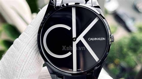 Xship Vn Calvin Klein Time Memory Quartz Black Dial Men Watch K N