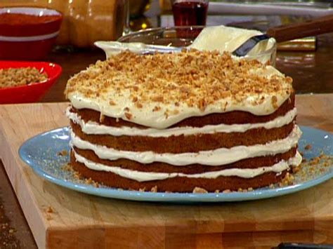 Buttermilk Spice Cake With Roasted Walnut Cream Cheese Frosting Emeril Lagasse Food Network