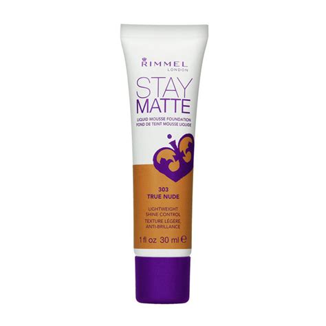 Rimmel Stay Matte Liquid Mousse Foundation True Nude 303