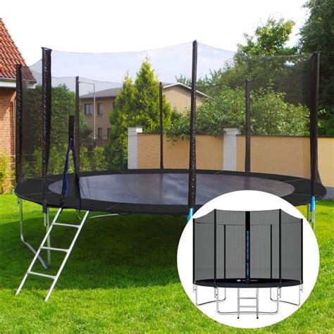 SPRINGOS Trampoline pour Enfant et Adultes Rond Ø 245 cm avec Filet