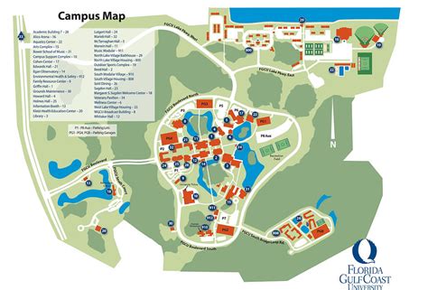 Map Of Fgcu Swfl Model Un