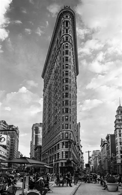 Flatiron Building Manhattan Island New York 2016 Monochrome